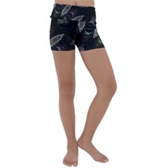 Theo Kids  Lightweight Velour Yoga Shorts by MRNStudios