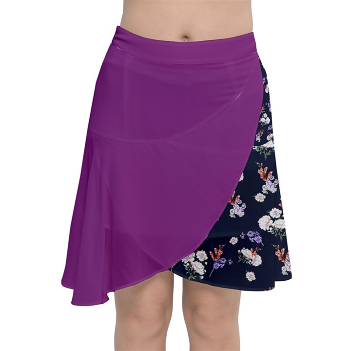 CB－019 Chiffon Wrap Front Skirt