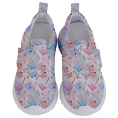 Notepads Pens And Pencils Kids  Velcro No Lace Shoes by SychEva