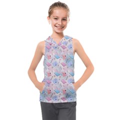 Notepads Pens And Pencils Kids  Sleeveless Hoodie by SychEva