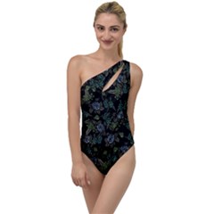 Moody Flora To One Side Swimsuit