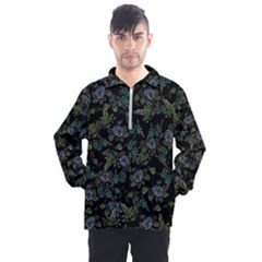 Moody Flora Men s Half Zip Pullover