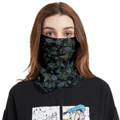 Moody Flora Face Covering Bandana (two Sides)