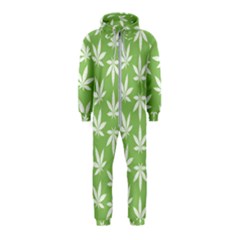 Weed Pattern Hooded Jumpsuit (kids) by Valentinaart