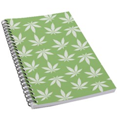 Weed Pattern 5 5  X 8 5  Notebook by Valentinaart