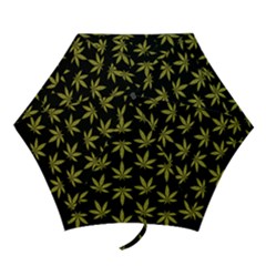 Weed Pattern Mini Folding Umbrellas by Valentinaart