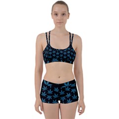 Weed Pattern Perfect Fit Gym Set by Valentinaart