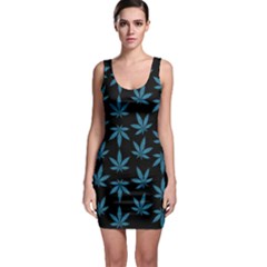 Weed Pattern Bodycon Dress by Valentinaart