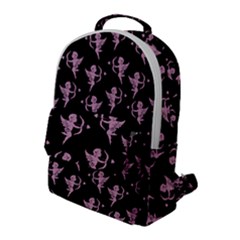 Cupid Pattern Flap Pocket Backpack (large) by Valentinaart