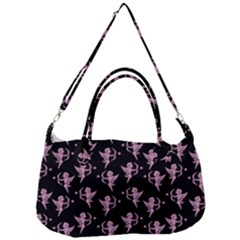 Cupid Pattern Removal Strap Handbag by Valentinaart