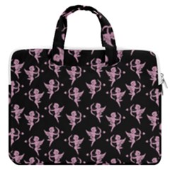 Cupid Pattern Macbook Pro Double Pocket Laptop Bag (large) by Valentinaart