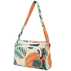 Tropical Pattern Front Pocket Crossbody Bag by Valentinaart