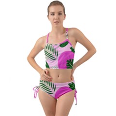 Tropical Pattern Mini Tank Bikini Set by Valentinaart