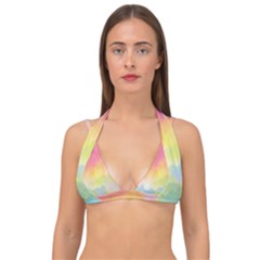 Sunset Double Strap Halter Bikini Top by Valentinaart