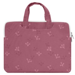 Floral Pattern Macbook Pro Double Pocket Laptop Bag