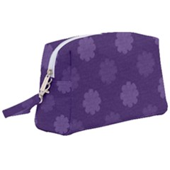 Floral Pattern Wristlet Pouch Bag (large)