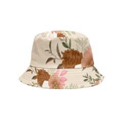 Floral Pattern Bucket Hat (kids) by Valentinaart