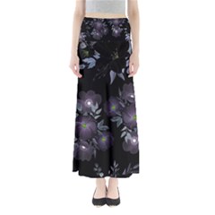 Floral Pattern Full Length Maxi Skirt by Valentinaart