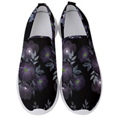 Floral Pattern Men s Slip On Sneakers by Valentinaart