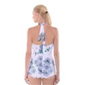 Floral pattern Boyleg Halter Swimsuit  View2