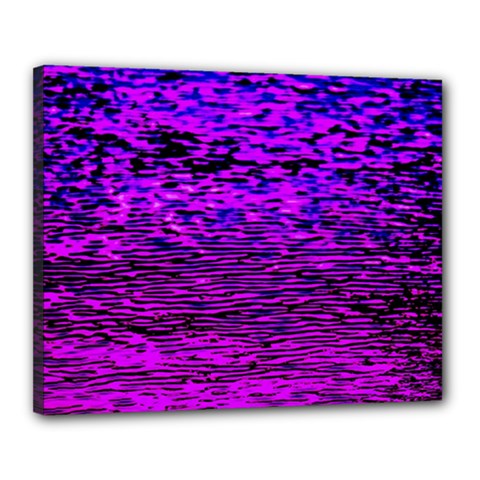 Magenta Waves Flow Series 2 Canvas 20  X 16  (stretched) by DimitriosArt