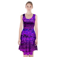 Magenta Waves Flow Series 2 Racerback Midi Dress by DimitriosArt