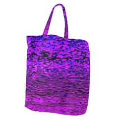 Magenta Waves Flow Series 2 Giant Grocery Tote by DimitriosArt