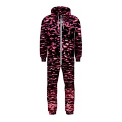 Pink  Waves Flow Series 11 Hooded Jumpsuit (kids) by DimitriosArt