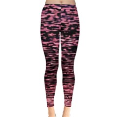 Pink  Waves Flow Series 11 Leggings  by DimitriosArt