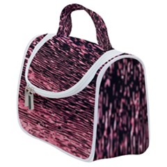 Pink  Waves Flow Series 11 Satchel Handbag by DimitriosArt