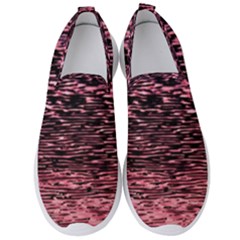 Pink  Waves Flow Series 11 Men s Slip On Sneakers by DimitriosArt