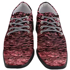 Pink  Waves Flow Series 11 Women Heeled Oxford Shoes by DimitriosArt