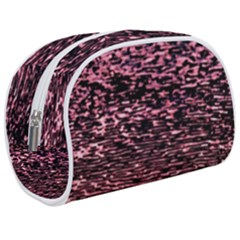 Pink  Waves Flow Series 11 Make Up Case (medium) by DimitriosArt