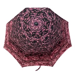 Pink  Waves Flow Series 11 Folding Umbrellas by DimitriosArt