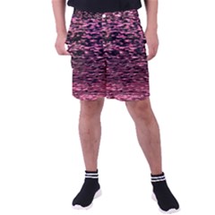 Pink  Waves Flow Series 11 Men s Pocket Shorts by DimitriosArt