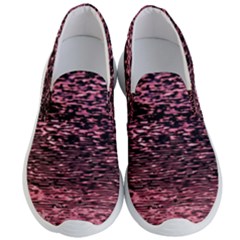 Pink  Waves Flow Series 11 Men s Lightweight Slip Ons by DimitriosArt