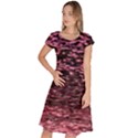 Pink  waves flow series 11 Classic Short Sleeve Dress View1