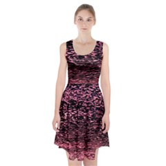 Pink  Waves Flow Series 11 Racerback Midi Dress by DimitriosArt