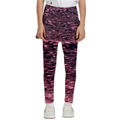 Pink  Waves Flow Series 11 Kids  Skirted Pants