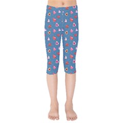 Sweet Hearts Kids  Capri Leggings  by SychEva