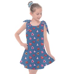 Sweet Hearts Kids  Tie Up Tunic Dress by SychEva