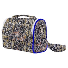 Modern Camo Tropical Print Design Satchel Shoulder Bag by dflcprintsclothing