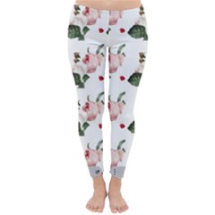 Love Spring Floral Classic Winter Leggings by Janetaudreywilson