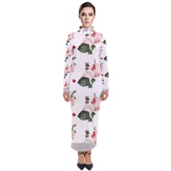 Love Spring Floral Turtleneck Maxi Dress by Janetaudreywilson