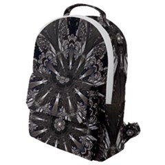 Mechanical Mandala Flap Pocket Backpack (small) by MRNStudios