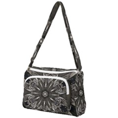 Mechanical Mandala Front Pocket Crossbody Bag by MRNStudios