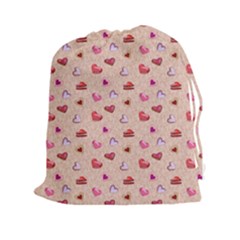 Sweet Heart Drawstring Pouch (2xl) by SychEva