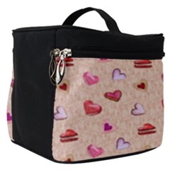 Sweet Heart Make Up Travel Bag (small) by SychEva