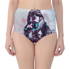 Merlot Lover Classic High-waist Bikini Bottoms by MRNStudios