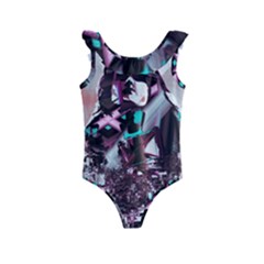 Merlot Lover Kids  Frill Swimsuit by MRNStudios